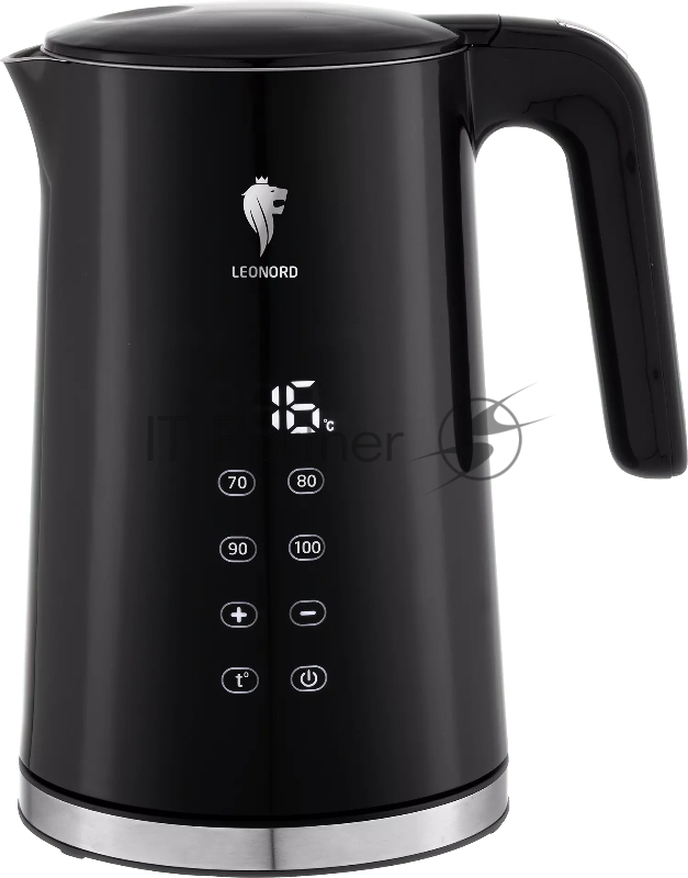 Чайник электрический LEONORD LE-1535 1,7л, нержавейка и пластик, черный