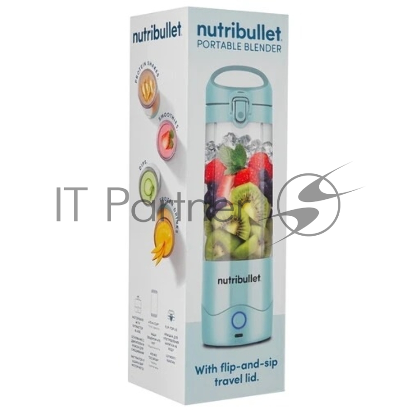 Блендер портативный Nutribullet NBP003LBL, голубой