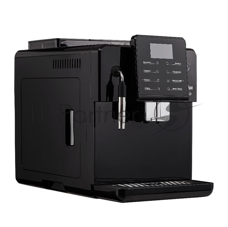 Автоматическая кофемашина EVELUX EACM 2007 Vivo, давление 20 бар, 7 программ, ручные настройки, возможность приготовления 2-х чашек, подогрев чашек, объем 2 л, приготовление вспененного молока, защита от перегрева, сенсорное управление, цвет черный