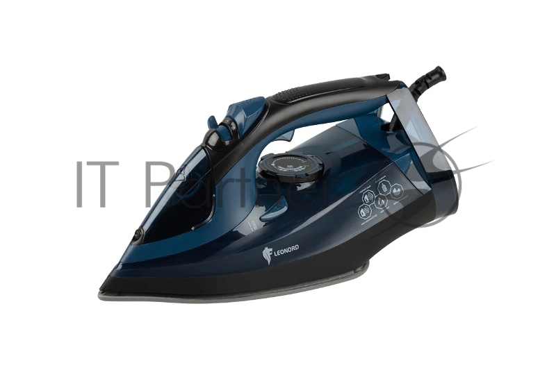 Утюг LEONORD LE-1801 черно-синий (3000Вт, пар, спрей, пар. удар, самооч.,керамическая подошва)