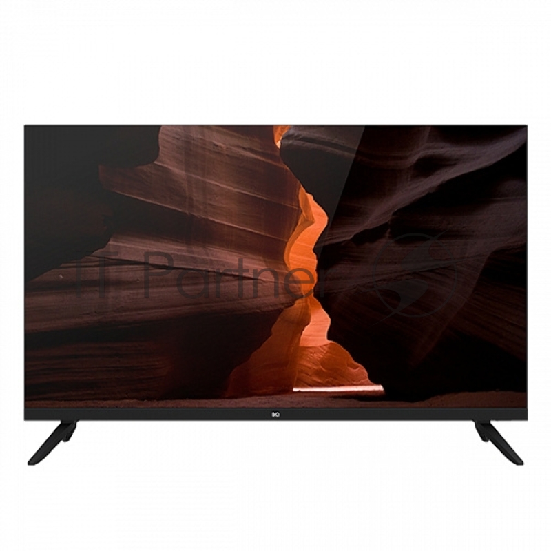Телевизор BQ 32FS01B Black(РФ). 32 , 81,5 см, HD ready (1366х768), 200 cd/m2 ±10%, 5000:1, DVB-C/T/T2, 3 HDMI, 2 USB, звук 16 Вт, Smart TV, ОС Android 12 + BQ launcher, магазин приложений, стриминговые сервисы, тонкие рамки