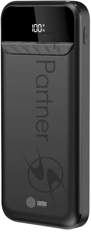 Мобильный аккумулятор Cactus CS-PBFSCA-10000 10000mAh 4.5A 2xUSB-A/USB-C черный