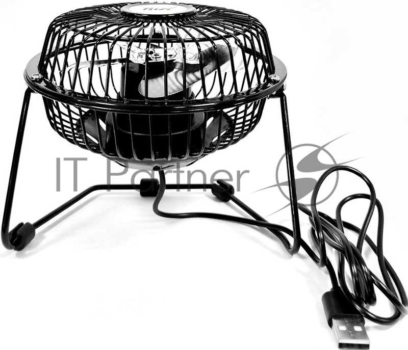 RDF-1501USB (черный) Вентилятор бытовой настольный Rix RDF-1501USB, цвет черный