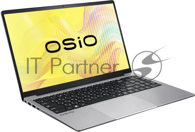 Ноутбук OSIO FocusLine F150i-020 15.6, 2023, IPS, Intel Core i5 1235U 1.3ГГц, 10-ядерный, 16ГБ DDR4, 512ГБ SSD, Intel Iris Xe graphics, без операционной системы, серый
