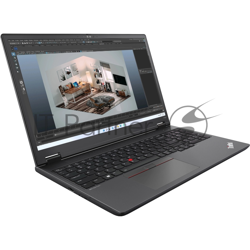 Ноутбук Lenovo ThinkPad P16v G1 16 WQUXGA (3840 x 2400) IPS 100%DCI-P3 800 nits, AMD Ryzen™ 7 PRO 7840HS, 32GB DDR5, 1TB SSD, NVIDIA RTX A1000 6GB, Qualcomm Wi-Fi 6E, 5MP RGB+IR Cam, 90Wh, Backlit Keys, Win 11 Pro, Black ( EN_kbd , 3pin cable)