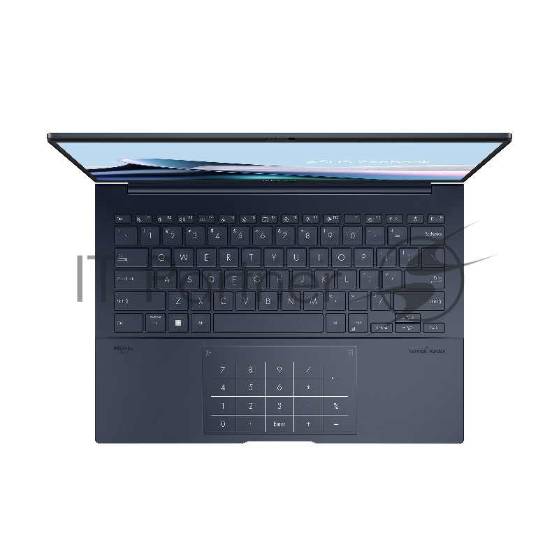 Ноутбук Asus Zenbook UX3405MA-QD992 14 OLED FHD+/Intel Core Ultra 9 185H/16Gb/SSD 512Gb/Intel Arc/noOS/Синий (90NB11R1-M01SU0)