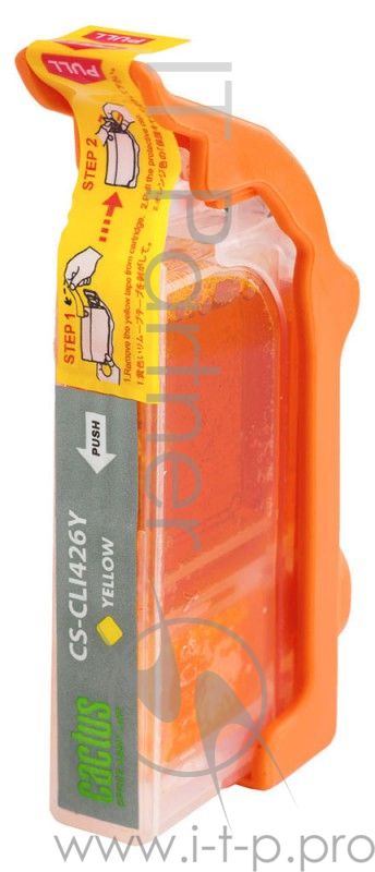 Картридж струйный Cactus CS-CLI426Y желтый для Canon Pixma MG5140/5240/6140/8140/MX884 (8.2мл)