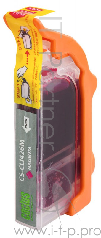 Картридж струйный Cactus CS-CLI426M пурпурный для Canon Pixma MG5140/5240/6140/8140/MX884 (8.2мл)