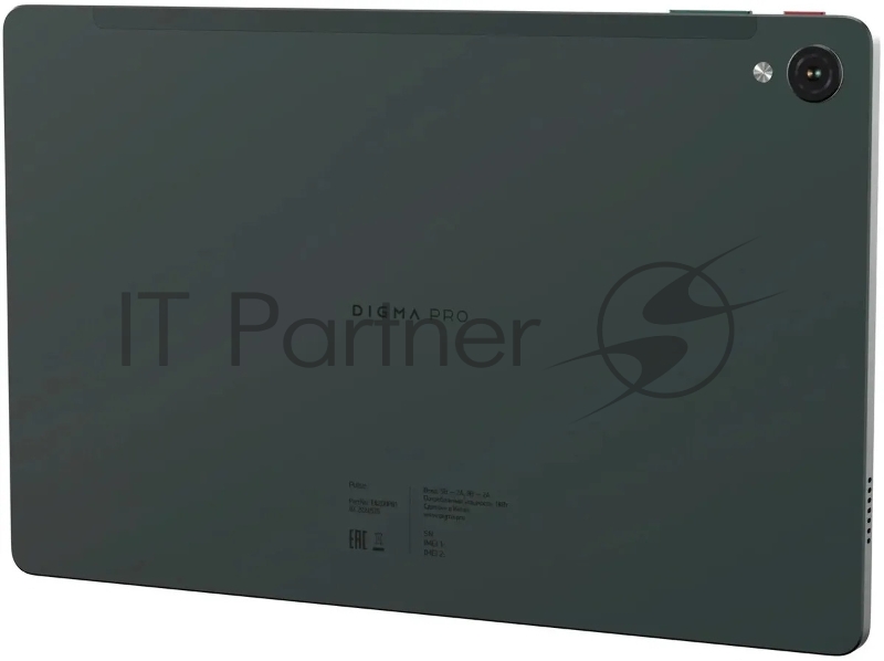 Планшет Digma Pro Pulse T606 (1.6) 8C RAM8Gb ROM128Gb 10.4 In-Cell 2000x1200 4G 2Sim Android 14 темно-зеленый 13Mpix 5Mpix BT WiFi microSD 128Gb 7000mAh