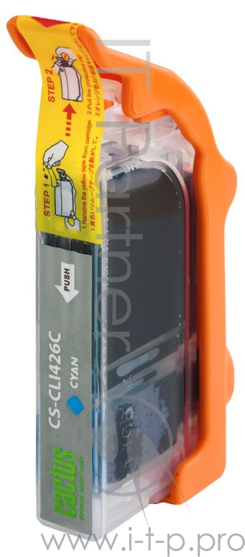 Картридж струйный Cactus CS-CLI426C голубой для Canon Pixma MG5140/5240/6140/8140/MX884 (8.2мл)