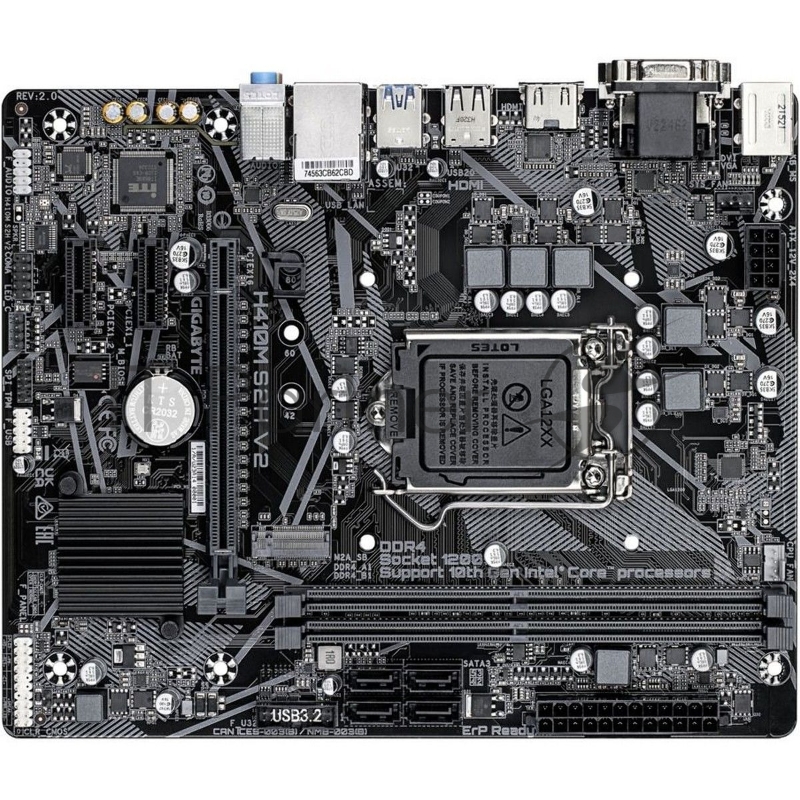 Материнская плата Gigabyte H410M S2H V2 2.1, RTL