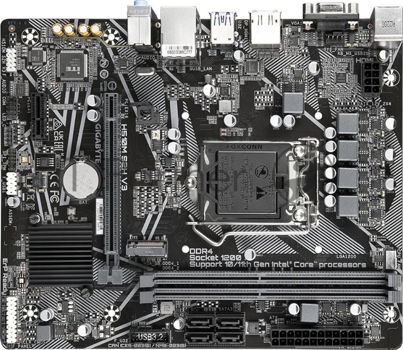 Материнская плата Gigabyte OEM A520M DS3H V2, Socket AM4