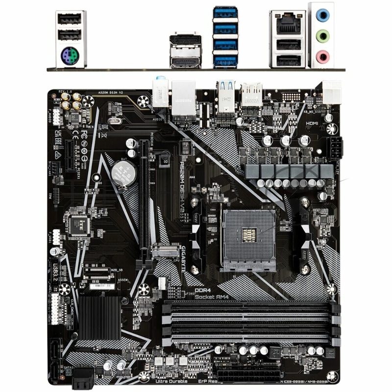 Материнская плата Gigabyte OEM A520M DS3H V2, Socket AM4