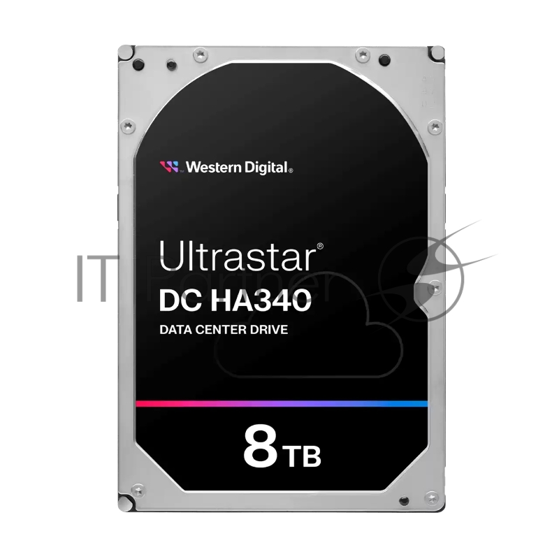 Жесткий диск HDD WD SATA Server 8Tb Ultrastar DC HA340 7200 6Gb/s 256MB 1 year warranty (replacement HUS728T8TALE6L4, HUH721008ALE604)