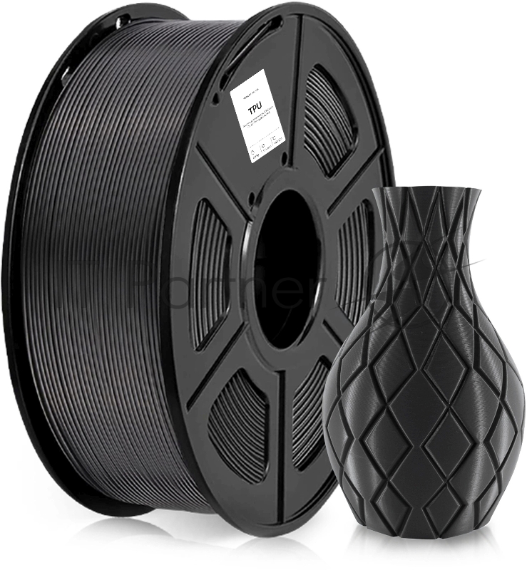 Пластик для принтера 3D Cactus CS-3D-TPU-0.8KG-BLACK TPU d1.75мм 0.8кг 1цв.