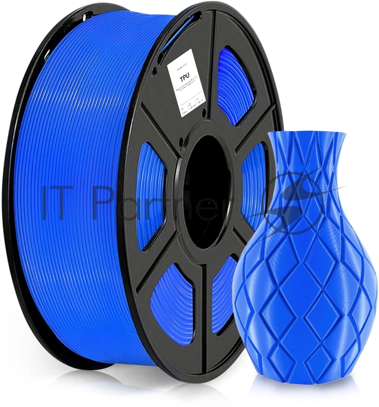 Пластик для принтера 3D Cactus CS-3D-TPU-0.8KG-BLUE TPU d1.77мм 0.8кг 1цв.