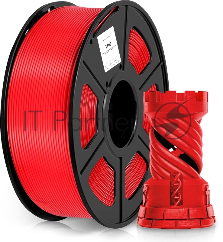 Пластик для принтера 3D Cactus CS-3D-TPU-0.8KG-RED TPU d1.75мм 0.8кг 1цв.