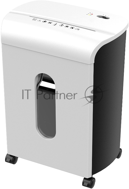 Шредер Cactus CS-SH-K4 белый (секр.P-4) фрагменты 12лист. 17лтр. скрепки скобы пл.карты