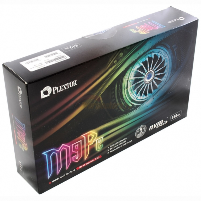 SSD диск 512ГБ M.2 Plextor M9Pe PX-512M9PeG (PCI-E)