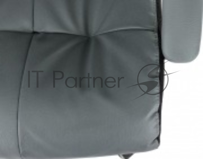 Кресло руководителя Бюрократ CH-824MSG-BF серый эко.кожа/ткань крестов. пластик подст.для ног