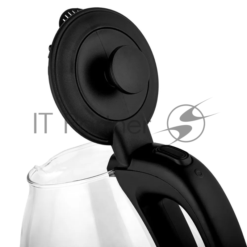 Чайник электрический BRAYER BR6106, 1100 Вт, 1 л, стеклянный, автоотключение, подсветка, черный