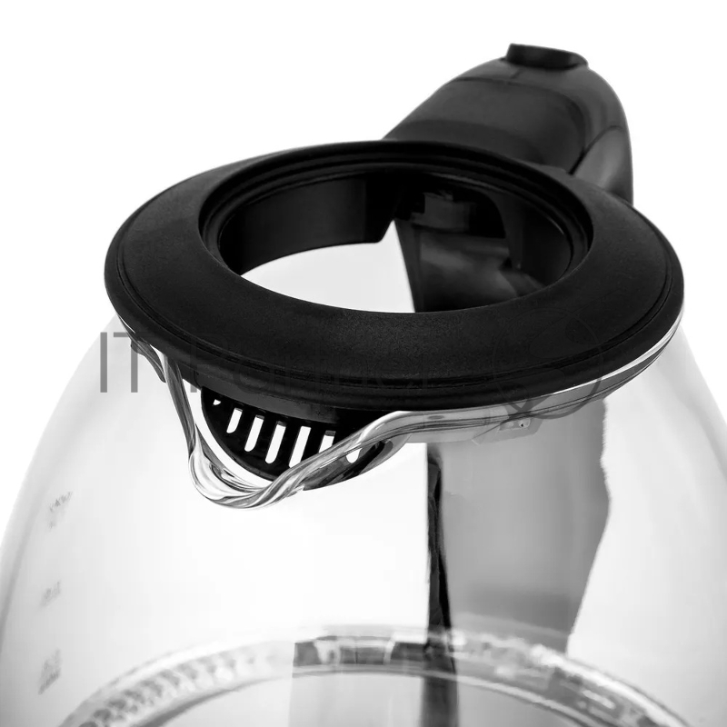 Чайник электрический BRAYER BR6106, 1100 Вт, 1 л, стеклянный, автоотключение, подсветка, черный