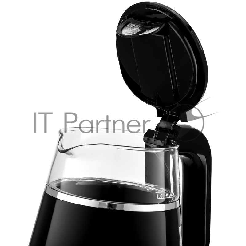 Чайник электрический BRAYER BR6105, 1л, черный