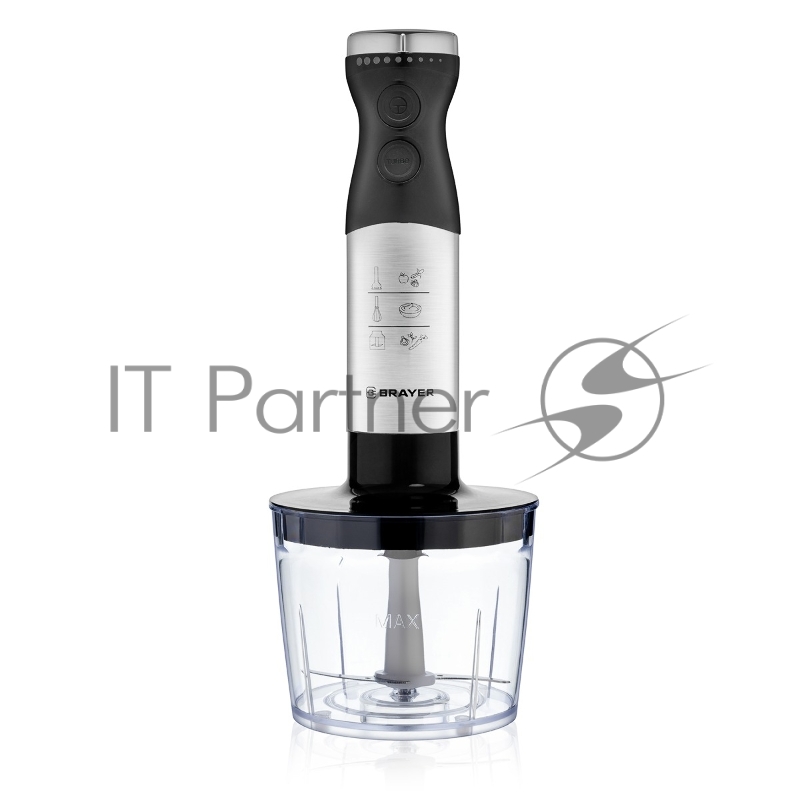 Блендер погружной BRAYER BR1259, 800 Вт, черный