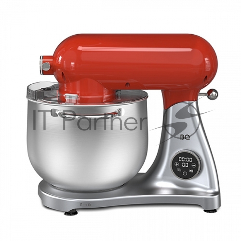 Планетарный миксер BQ MX851 Красный-Серебристый