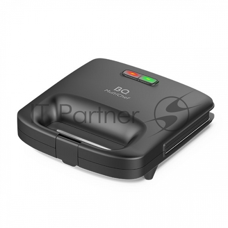 Прибор для выпечки BQ ST2000 Black 3 in 1. MultiChef, мощность: 800 Вт, многофункциональный прибор 3 в 1, 3 пары панелей в комплекте: гриль, венские вафли, сэндвич, антипригарное покрытие панелей Non-Stick PRO , равномерный нагрев, вертикальное хране