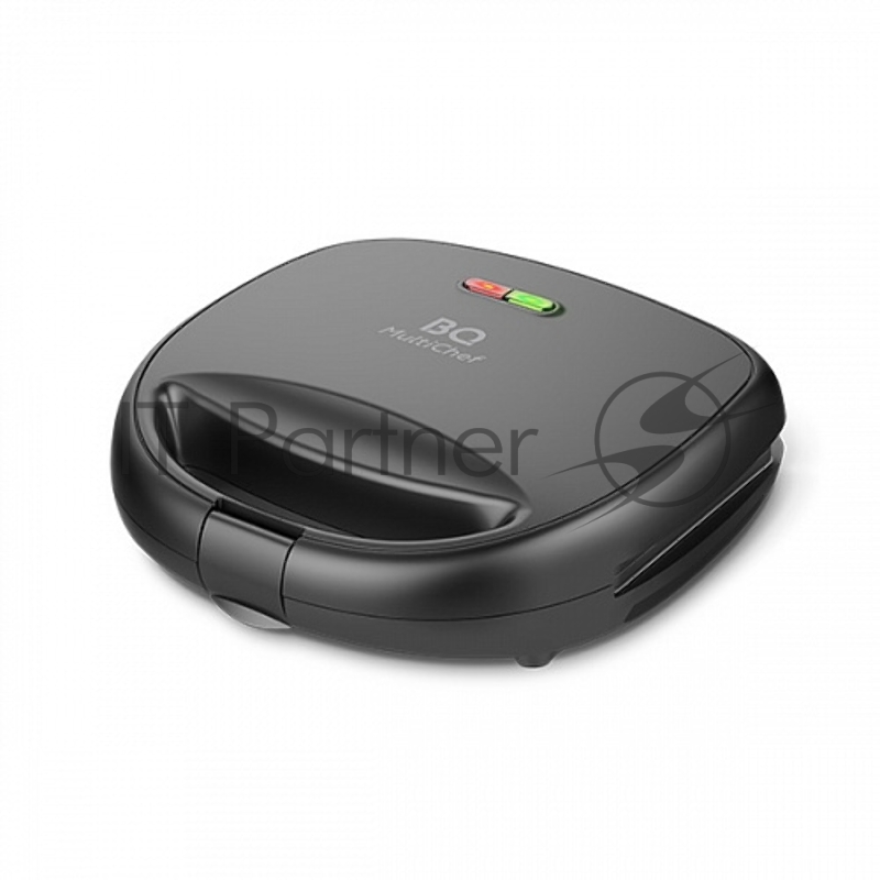 Прибор для выпечки BQ ST2001 Black 4 in 1. MultiChef, мощность: 800 Вт, многофункциональный прибор 4 в 1, 4 пары панелей в комплекте: гриль, венские вафли, сэндвич, орешки, антипригарное покрытие панелей Non-Stick PRO, равномерный нагрев, вертикально