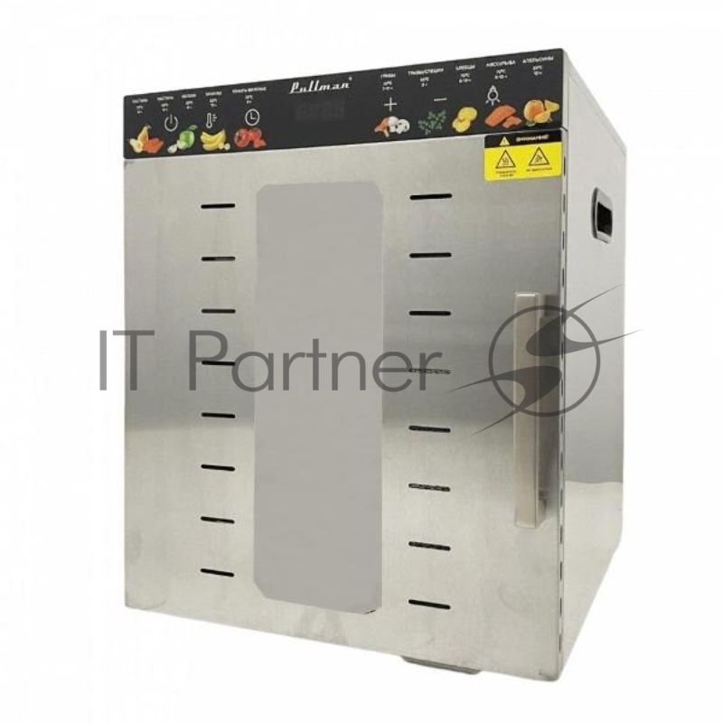 Сушилка для овощей и фруктов Pullman PL-1110, 10 уровней, 21 поддонов, 800 Вт