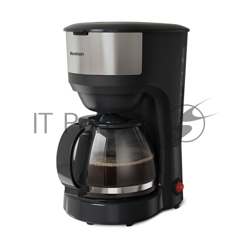 Кофеварка Blackton Bt CM1117 Black. Мощность:750 Вт /Объем 1,25л / Система <<Капля стоп >> Останавливает подачу воды, предотвращая пападание капель кофе на подставку и на поверхность вокруг кофеварки / Автоподагрев кувшина включается сразу после окон
