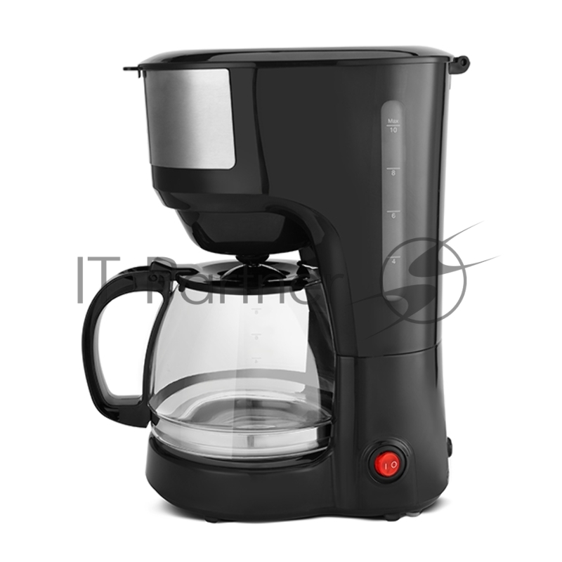 Кофеварка Blackton Bt CM1117 Black. Мощность:750 Вт /Объем 1,25л / Система <<Капля стоп >> Останавливает подачу воды, предотвращая пападание капель кофе на подставку и на поверхность вокруг кофеварки / Автоподагрев кувшина включается сразу после окон