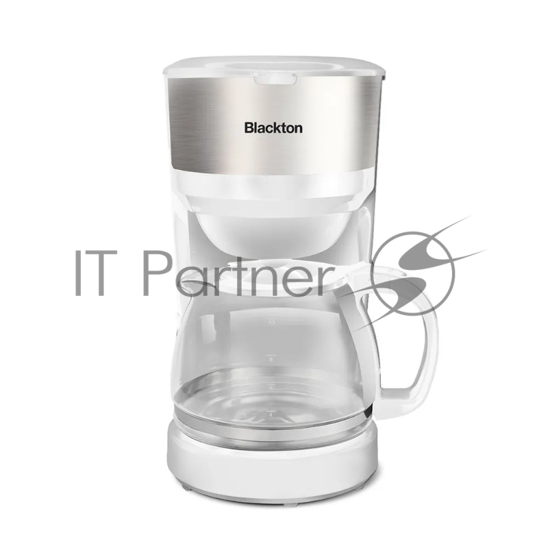 Кофеварка Blackton Bt CM4115 White. Мощность:750 Вт /Объем 1,25л / Система <<Капля стоп >> Останавливает подачу воды, предотвращая пападание капель кофе на подставку и на поверхность вокруг кофеварки / Автоподагрев кувшина включается сразу после окон