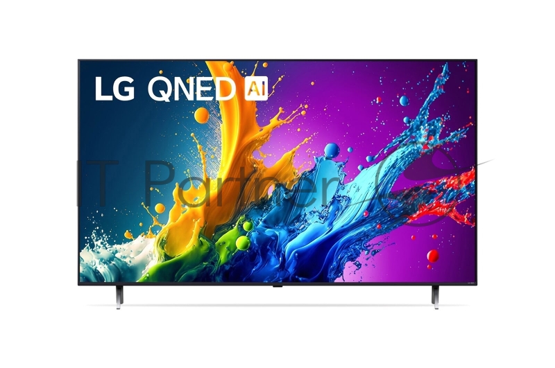 Телевизор LG 86QNED80T6A, черный
