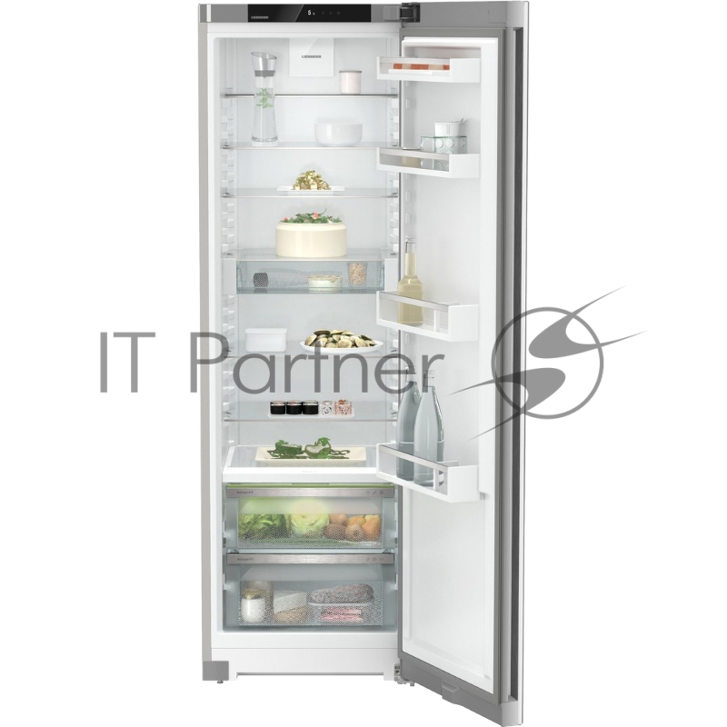 Холодильник Liebherr Plus, BioFresh 2 контейнера, в. 185,5 cм, ш. 60 см, класс ЭЭ A+, без МК, внутренние ручки, покрытие SteelFinish