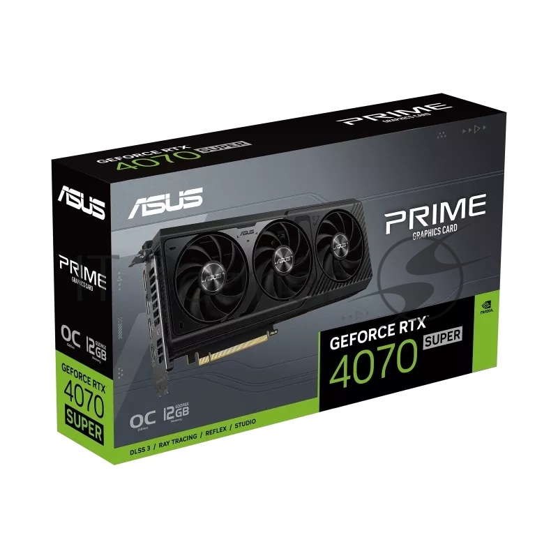 Видеокарта ASUS PRIME-RTX4070S-O12G RTX4070 Super 12Gb 192bit GDDR6X 2520/21000 HDMIx1 DPx3 HDCP Ret