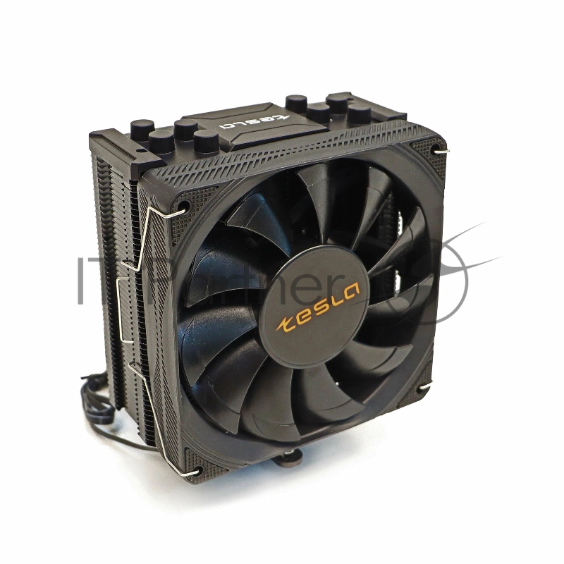 Кулер для процессора TESLA SHADOW SE224, 1х120мм, 800~1800rpm, 4-pin, Al+Cu, черный, 57CFM, 24дБ, 4-PIPE, TDP 210Вт, INTEL 1700/1200/115x/2011/2066, AMD AM5/AM4 (TSL-SE-224-XTS)