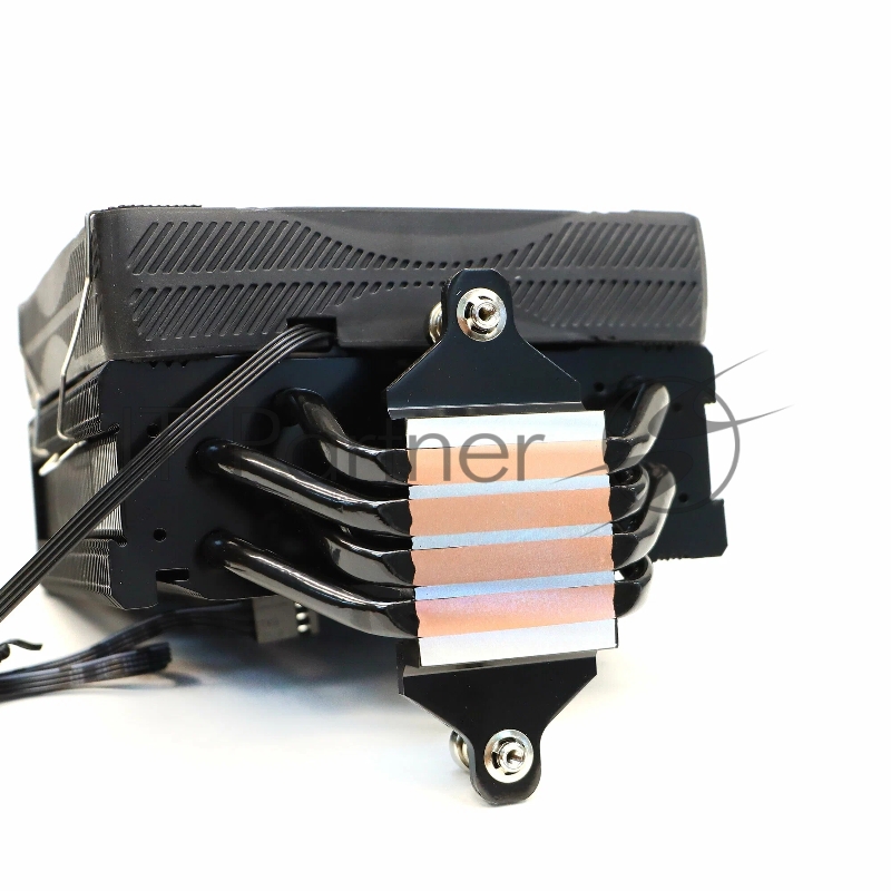 Кулер для процессора TESLA SHADOW SE224, 1х120мм, 800~1800rpm, 4-pin, Al+Cu, черный, 57CFM, 24дБ, 4-PIPE, TDP 210Вт, INTEL 1700/1200/115x/2011/2066, AMD AM5/AM4 (TSL-SE-224-XTS)