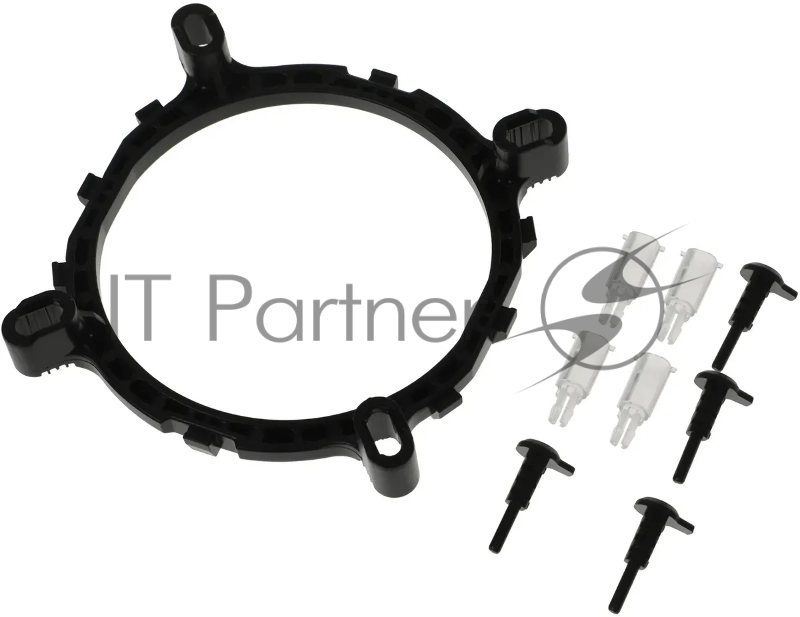 Устройство охлаждения(кулер) Digma D-CPC95-PWM2 120x120x25mm Soc-AM4/1151/1200 черный 4-pin 18-29dB Al 95W Ret