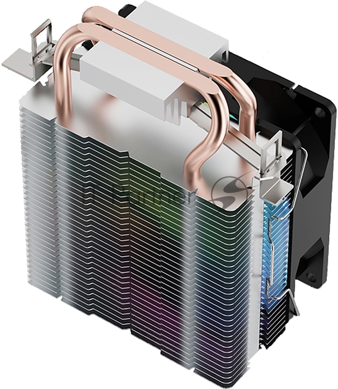 Устройство охлаждения(кулер) Digma D-CPC110-1 90x90x25mm Soc-AM4/1151/1200 черный 3-pin 23dB Al+Cu 110W 245gr Ret