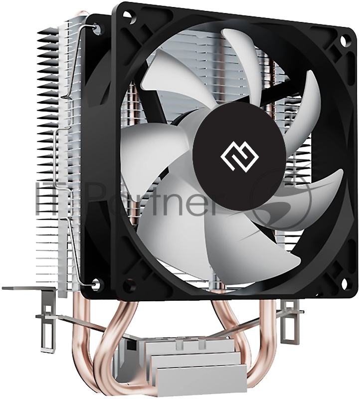 Устройство охлаждения(кулер) Digma D-CPC110-PWM1 90x90x25mm Soc-AM4/1151/1200 черный 4-pin 23dB Al+Cu 110W 247gr Ret