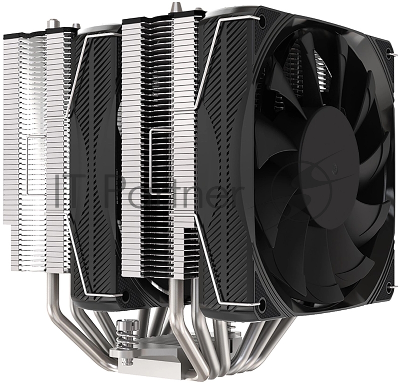 Устройство охлаждения(кулер) GMNG GG-CPC250-1 120x120x25mm Soc-AM5/AM4/1151/1200/2066/1700 черный 4-pin 22-32dB Al+Cu 250W 930gr Ret (GG-CPC250-1-BK)