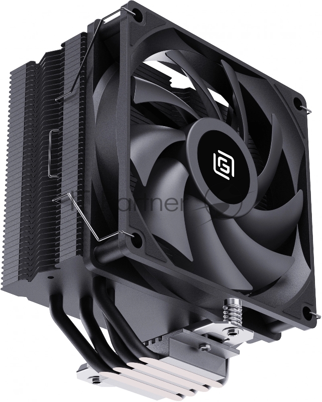 Устройство охлаждения(кулер) Oklick OG-CPC180-PWM1 Soc-AM5/AM4/1151/1200/2066/201 черный 4-pin 20dB Al+Cu 180W 820gr Ret