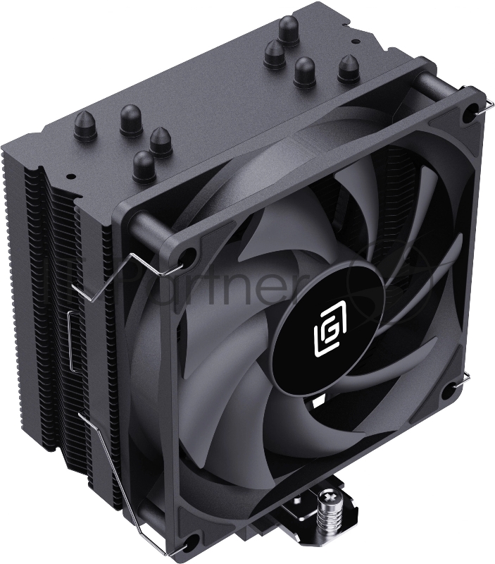 Устройство охлаждения(кулер) Oklick OG-CPC180-PWM1 Soc-AM5/AM4/1151/1200/2066/201 черный 4-pin 20dB Al+Cu 180W 820gr Ret