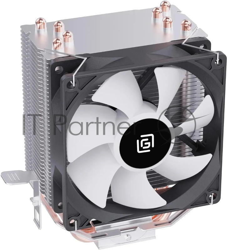 Устройство охлаждения(кулер) Oklick OG-CPC130FRGB-1 RGB Soc-AM4/1151/1200 черный 3-pin 18-23dB Al+Cu 130W 453gr Ret