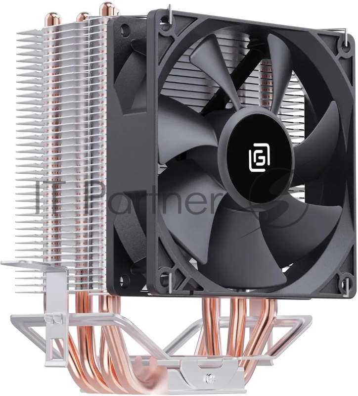 Устройство охлаждения(кулер) Oklick OG-CPC130-1 90x90x25mm Soc-AM4/1151/1200 черный 3-pin 18-23dB Al+Cu 130W 453gr Ret