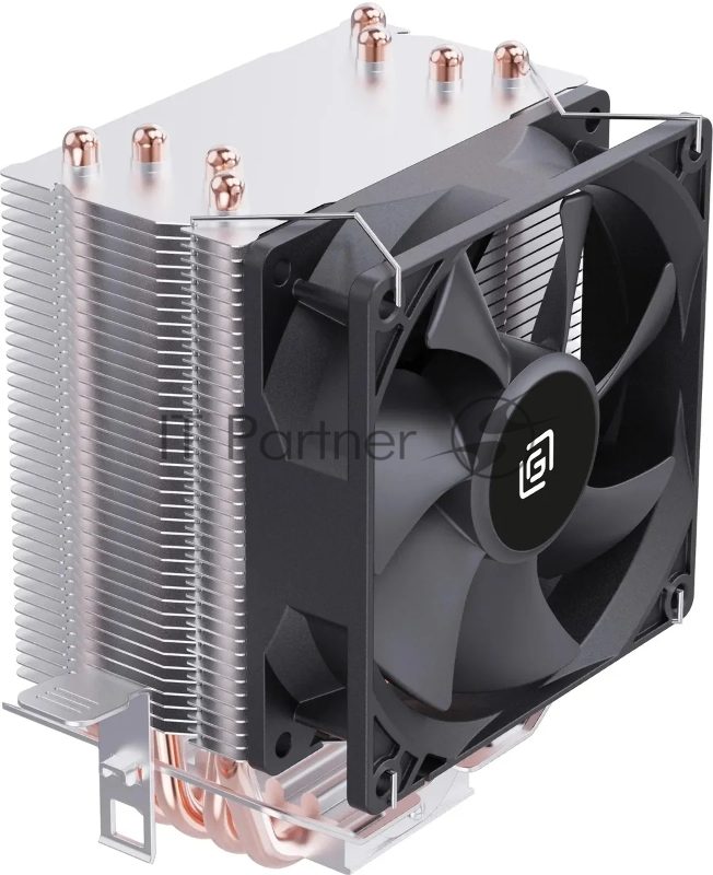 Устройство охлаждения(кулер) Oklick OG-CPC130-1 90x90x25mm Soc-AM4/1151/1200 черный 3-pin 18-23dB Al+Cu 130W 453gr Ret