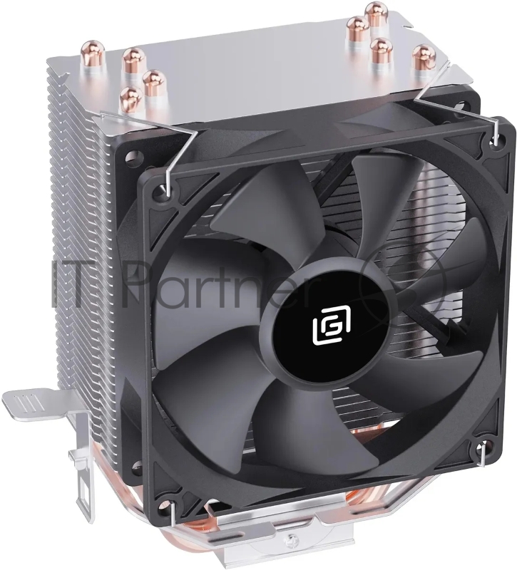 Устройство охлаждения(кулер) Oklick OG-CPC130-1 90x90x25mm Soc-AM4/1151/1200 черный 3-pin 18-23dB Al+Cu 130W 453gr Ret